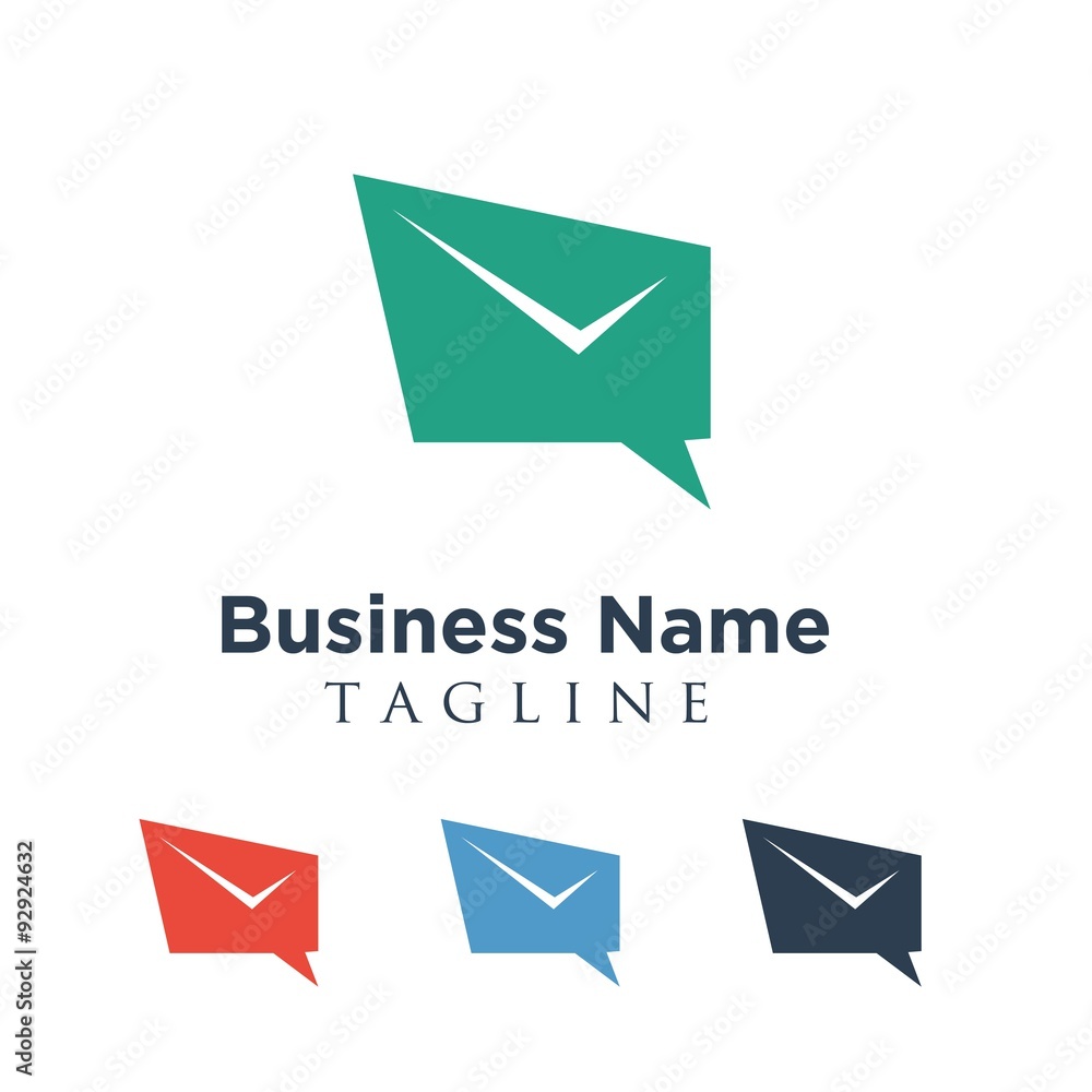 Mail vector logo icon Mail vector logo icon