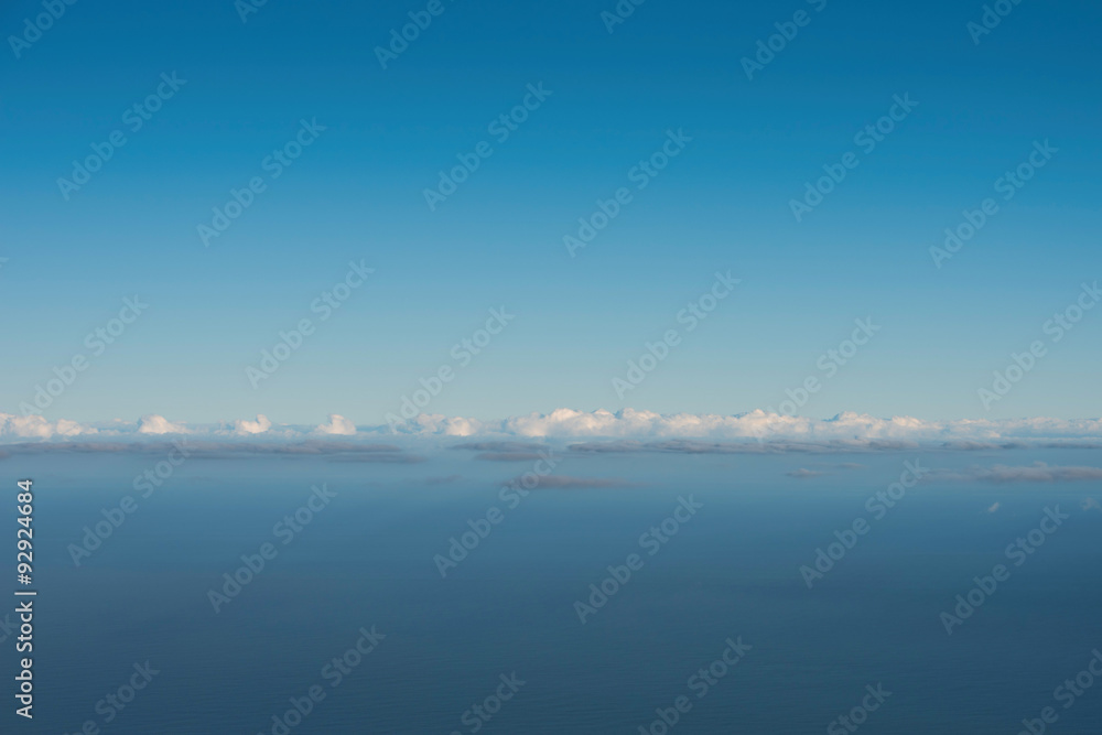 Sea, sky and clouds Sea, sky and clouds