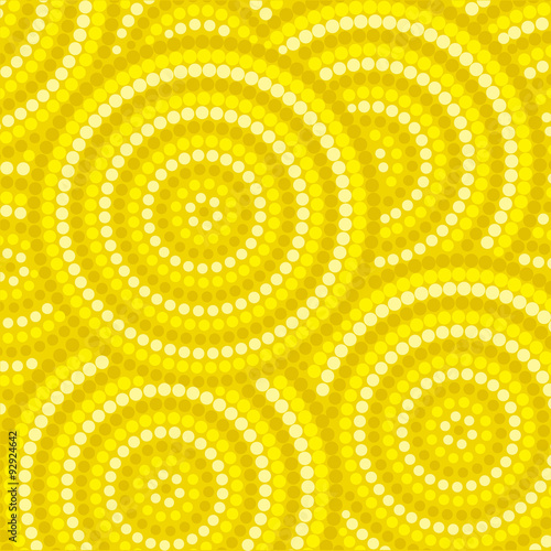 Abstract Aboriginal dot painting in vector format.