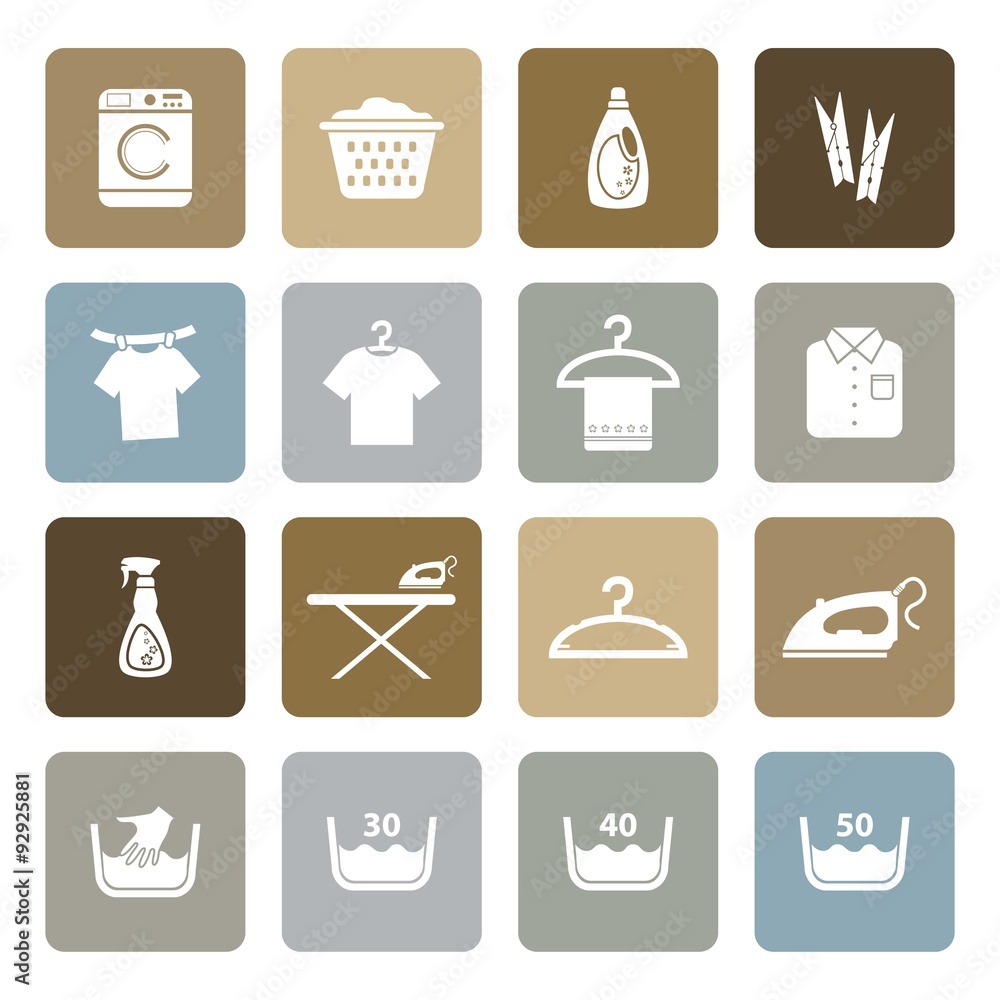 Laundry icon. Housework icon. Vector Illustration. EPS10 Laundry icon. Housework icon. Vector Illustration. EPS10