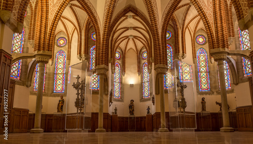 Interior of the Bishops Palace in Astorga on the Camino de Santiago