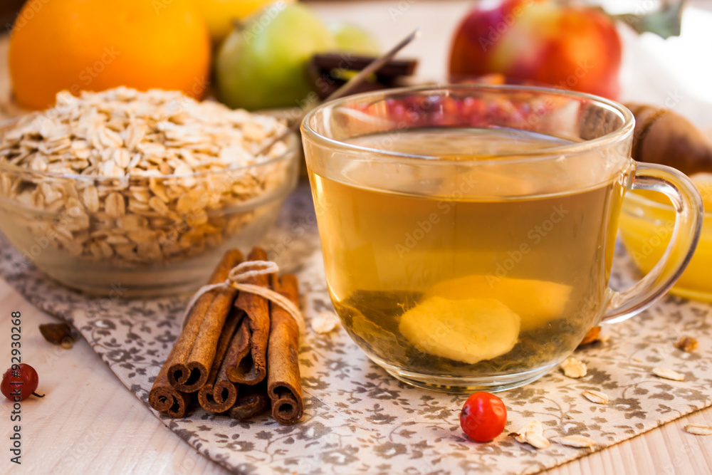 ginger tea and cinnamon ginger tea and cinnamon