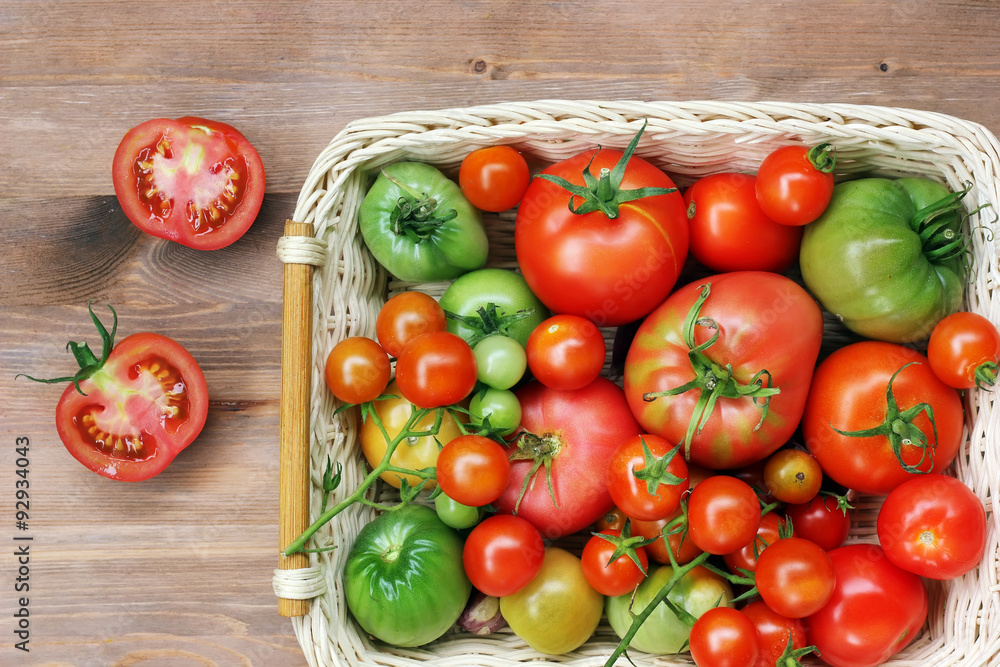 Ripe red tomatoes. Ripe red tomatoes.