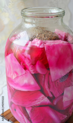 pickled cabbage - traditional georgian sauerkraut