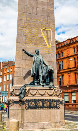 Photography Monument to Charles Stewart Parnell in Dublin