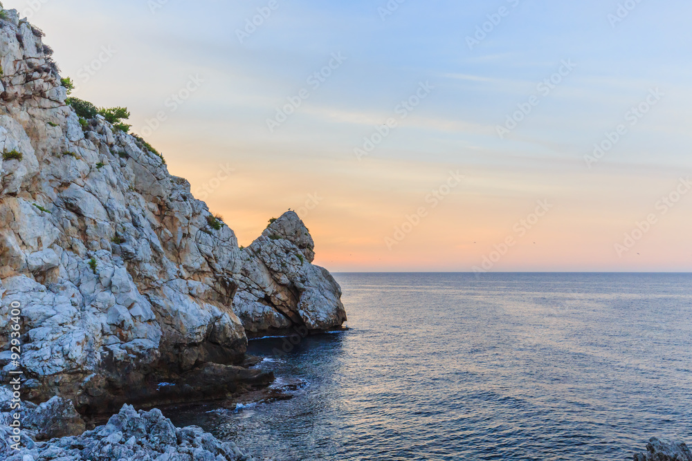 Fototapeta premium Sicilian Coastline in the Evening
