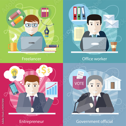 Concept Work Employed Freelancer