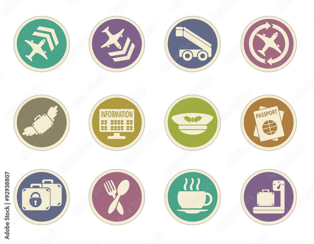 Airport icons Airport icons