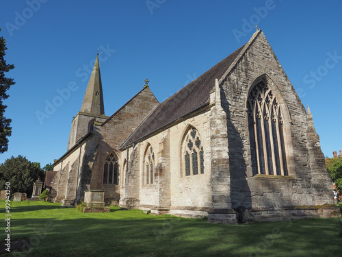 Canvas Print St Mary Magdalene church in Tanworth in Arden