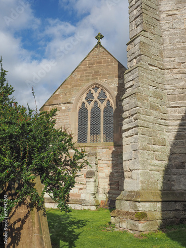 Canvas Print St Mary Magdalene church in Tanworth in Arden