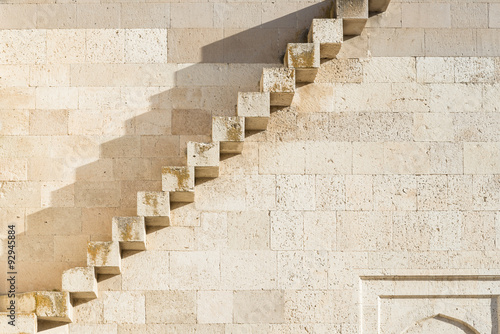 stone stairs minimal style , textured background