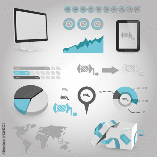 Illustration of fishing and fish icon