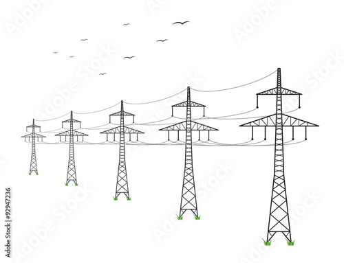 high voltage power lines