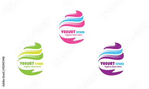 Yogurt Store Logo