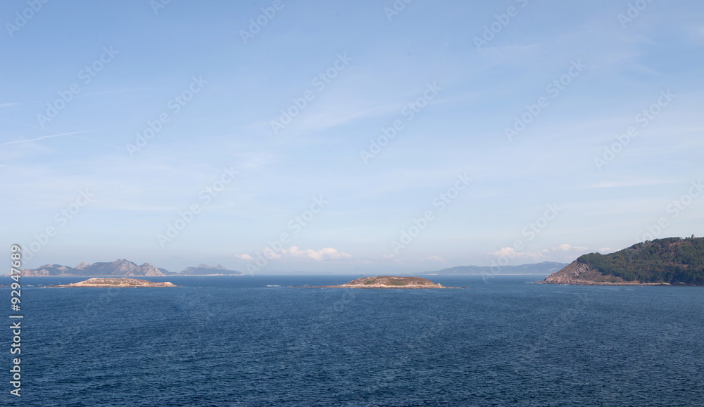 Nice picture of the Cies Islands