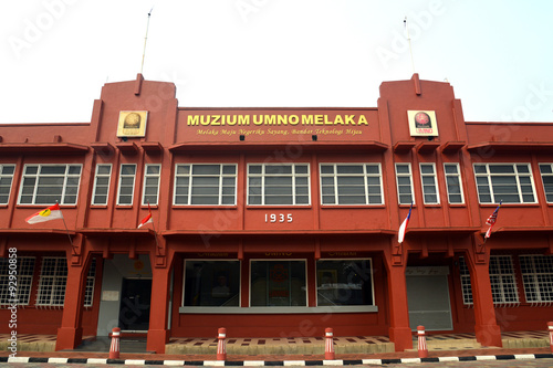 Melaka, Malaysia - September 22 2015: The UMNO (United Malays National Organization) Museum provides a historical of the Malaysia's largest political party.