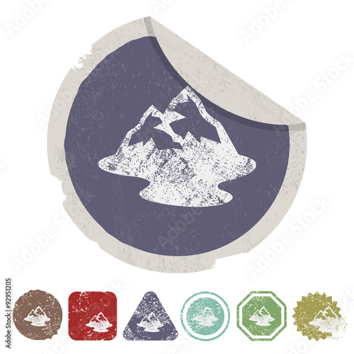 Illustration of fishing and fish icon