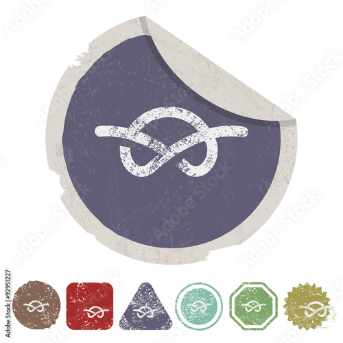 Illustration of fishing and fish icon