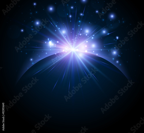 Earth planet background.