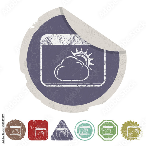 Illustration of weather icon