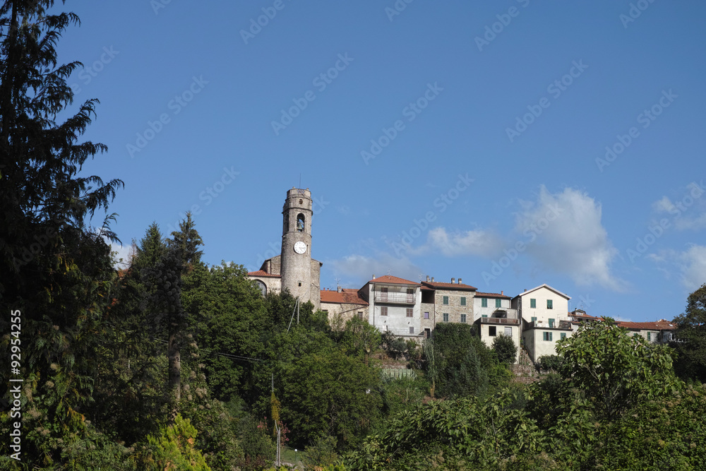 Filattiera, Lunigiana, Italy. Village.