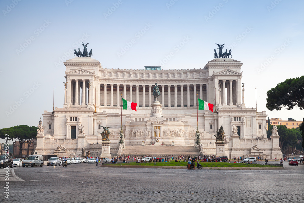 Obraz premium Outdoor view of Altare della Patria, Rome, Italy