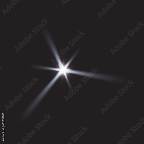  lens flares star lights vector