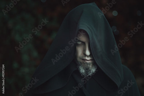 Black warlock portrait