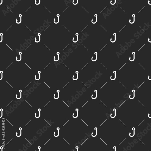 Illustration of fishing and fish icon