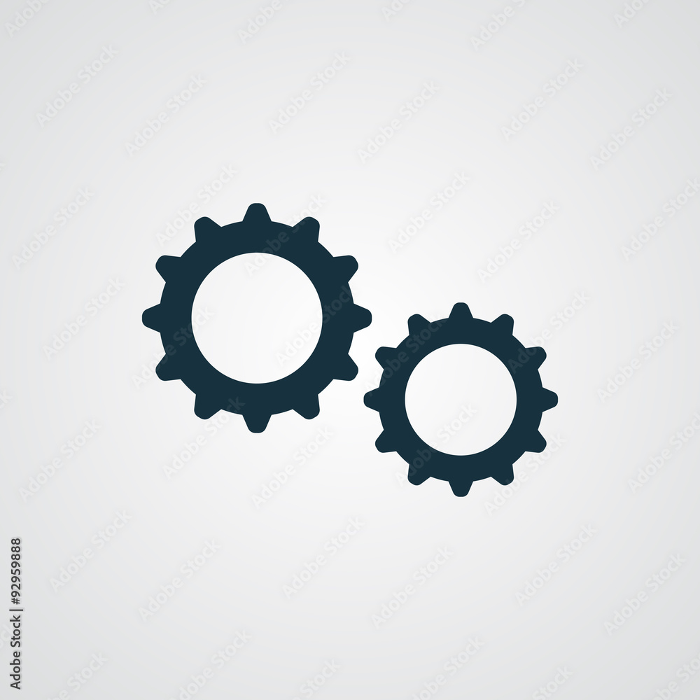 Flat Gears icon Flat Gears icon