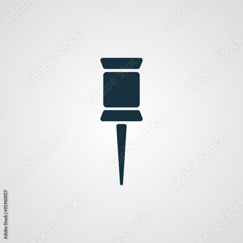 Flat Pushpin icon