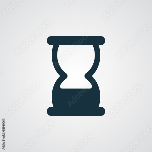 Flat Hourglass icon