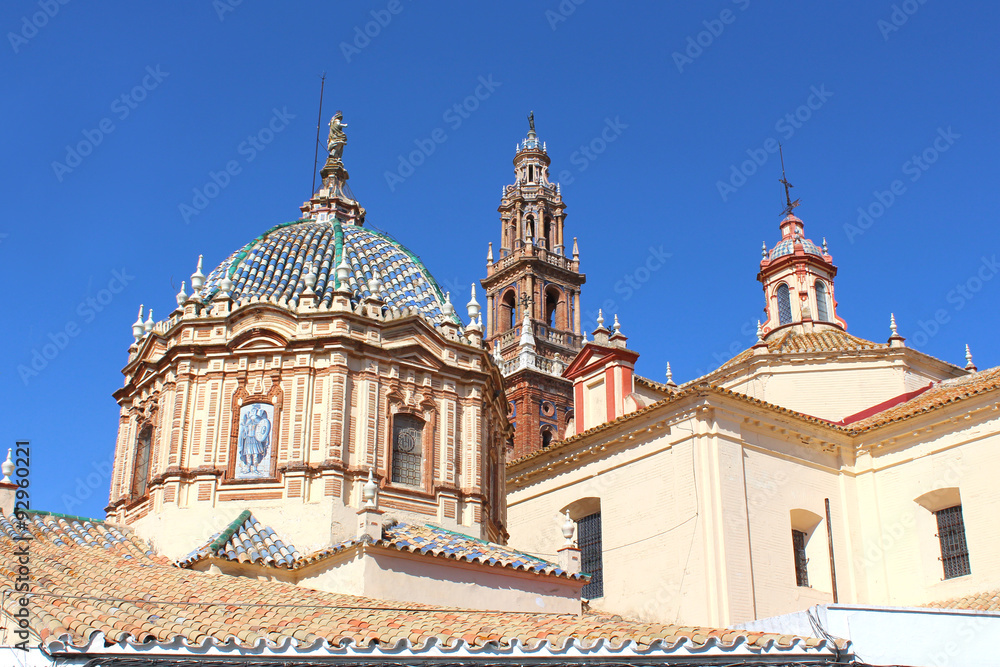 Fototapeta premium Carmona / Andalousie - iglesia de San Salvador.