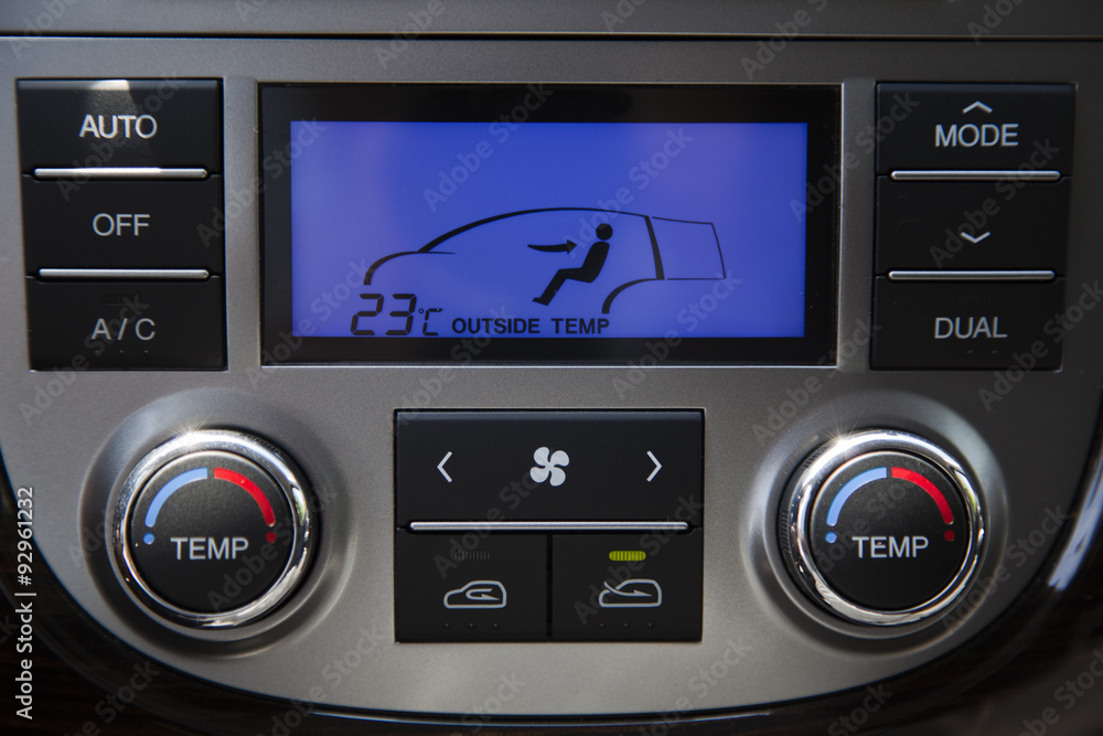 Fototapeta premium conditioning and heating in the car