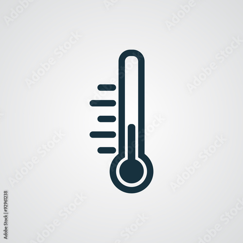 Flat Temperature icon photo