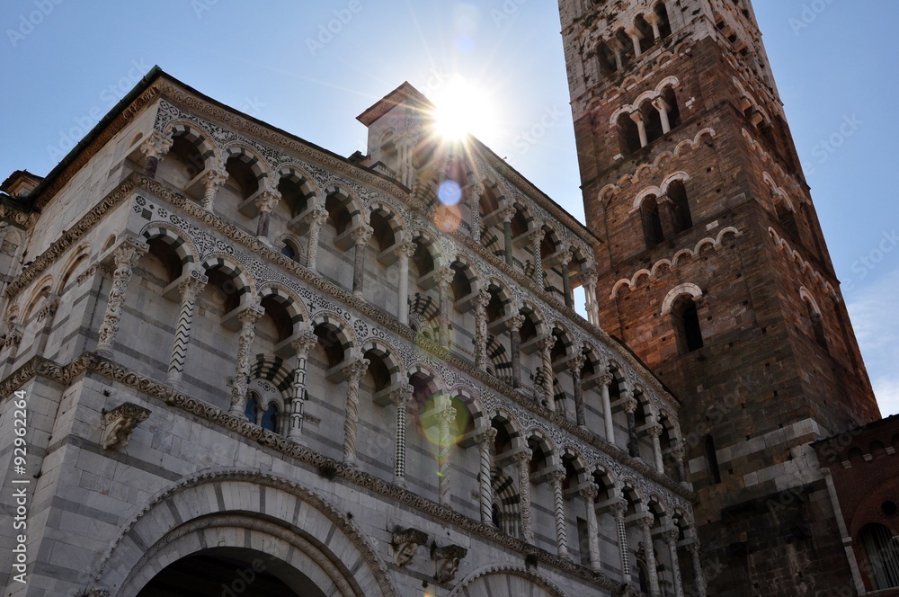 Fototapeta premium Kirchturm in Lucca