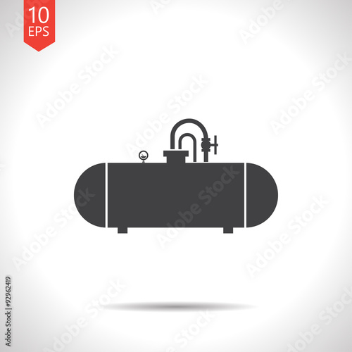 Vector color flat cistern icon