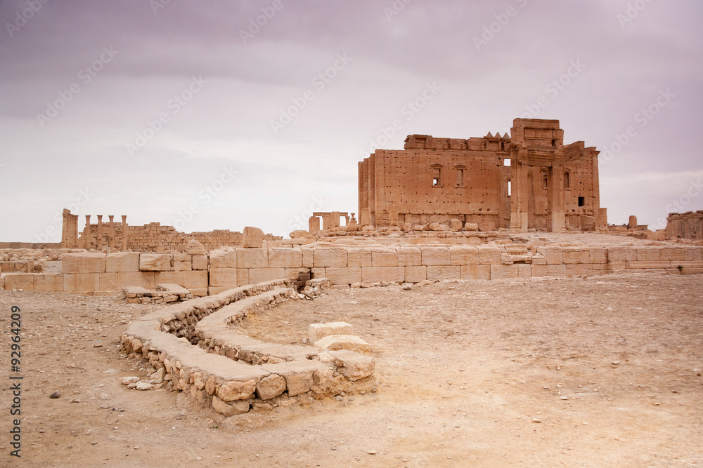Ruins of the ancient city of Palmyra, Syrian Desert