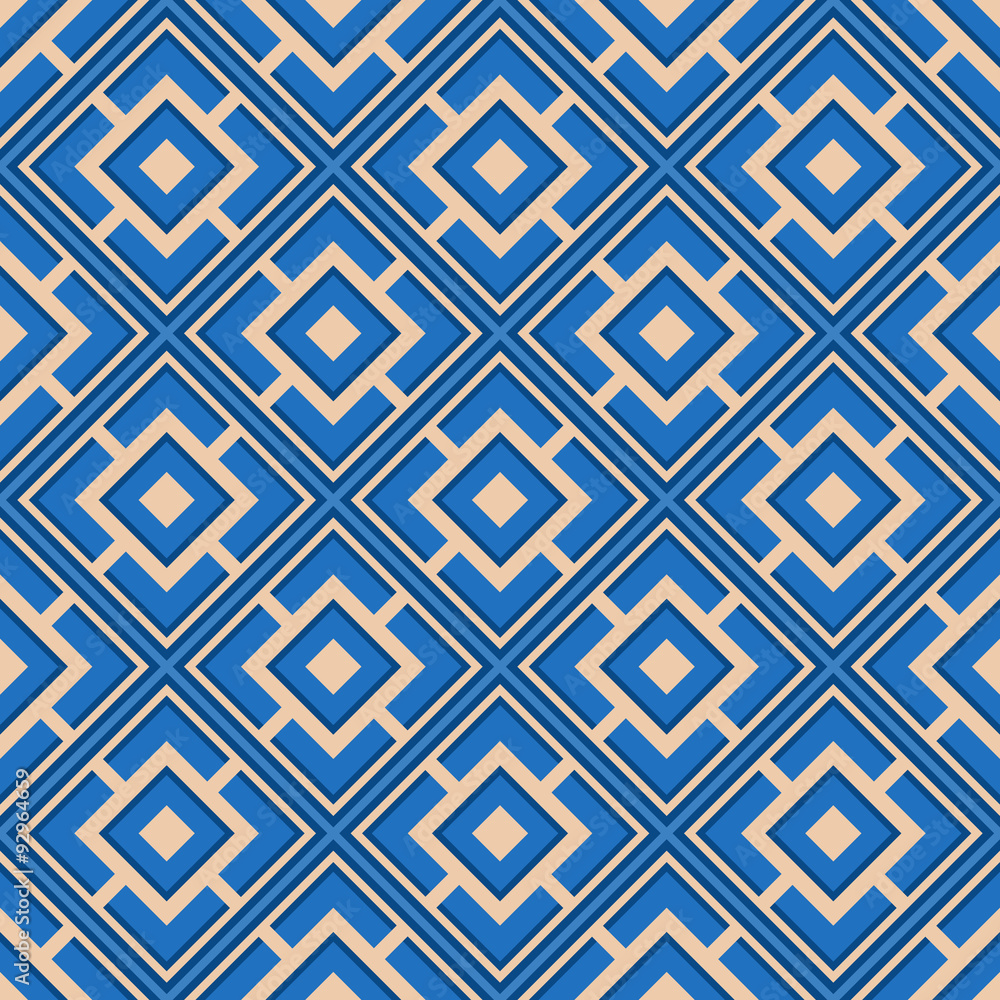 Abstract blue background - geometric pattern seamless Abstract blue background - geometric pattern seamless