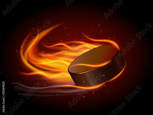 Puck In Fire
