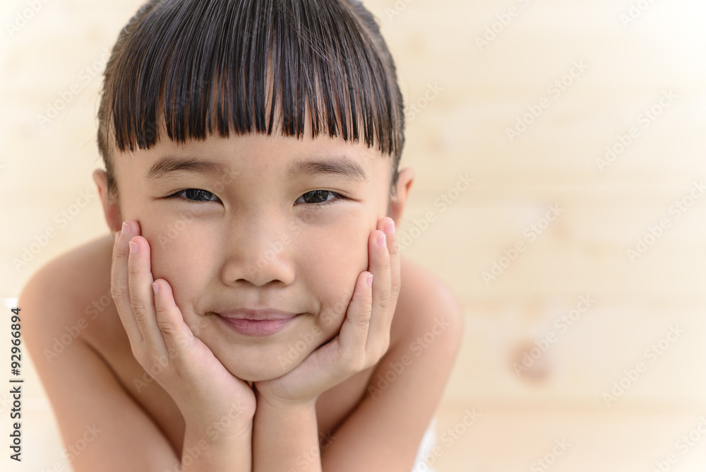 Little girl take a bath Stock Photo Adobe Stock