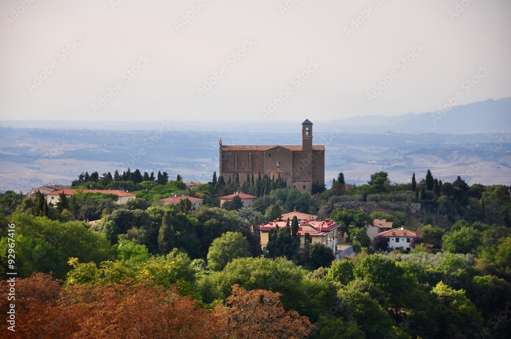 Fototapeta premium Kirche bei Volterra