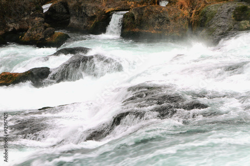 Falls on river Rein. Neuhausen, Switzerland