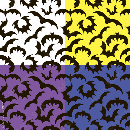 pattern of black bats