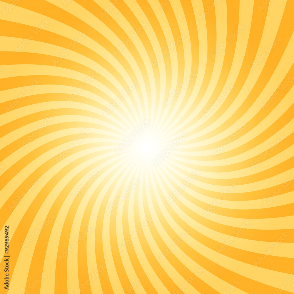 Obraz premium Sunray spiral pattern
