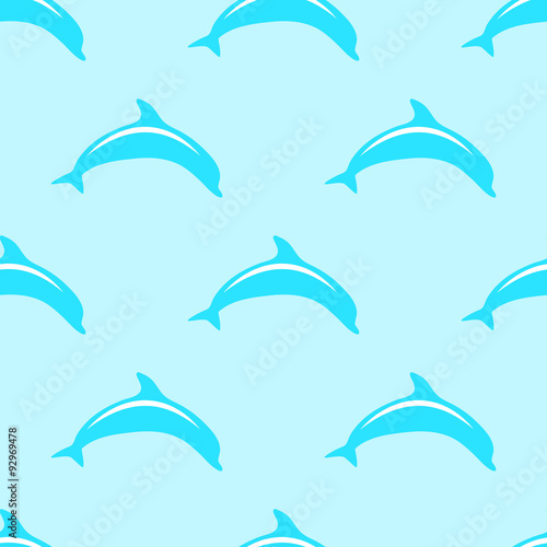 Dolphin seamless background