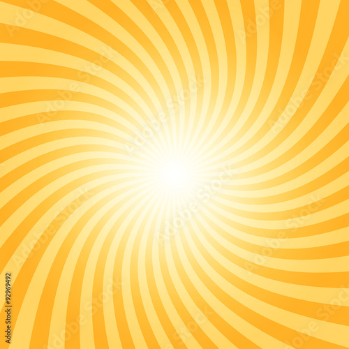 Sunray spiral pattern