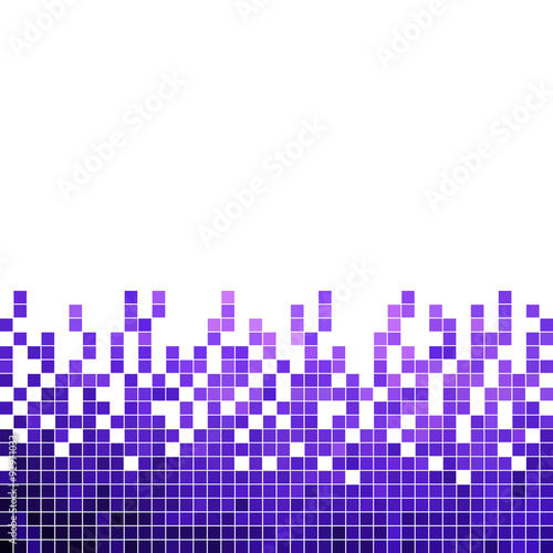 abstract vector square pixel mosaic background