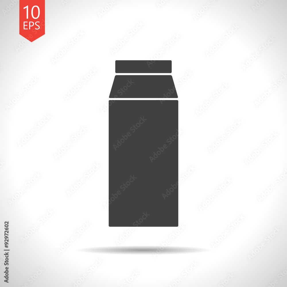 Vector kitchen bottle template Vector kitchen bottle template