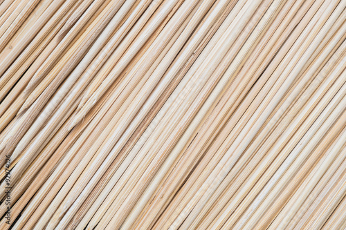 Fototapeta Naklejka Na Ścianę i Meble -  Closeup wood stick for meatball skewers texture background